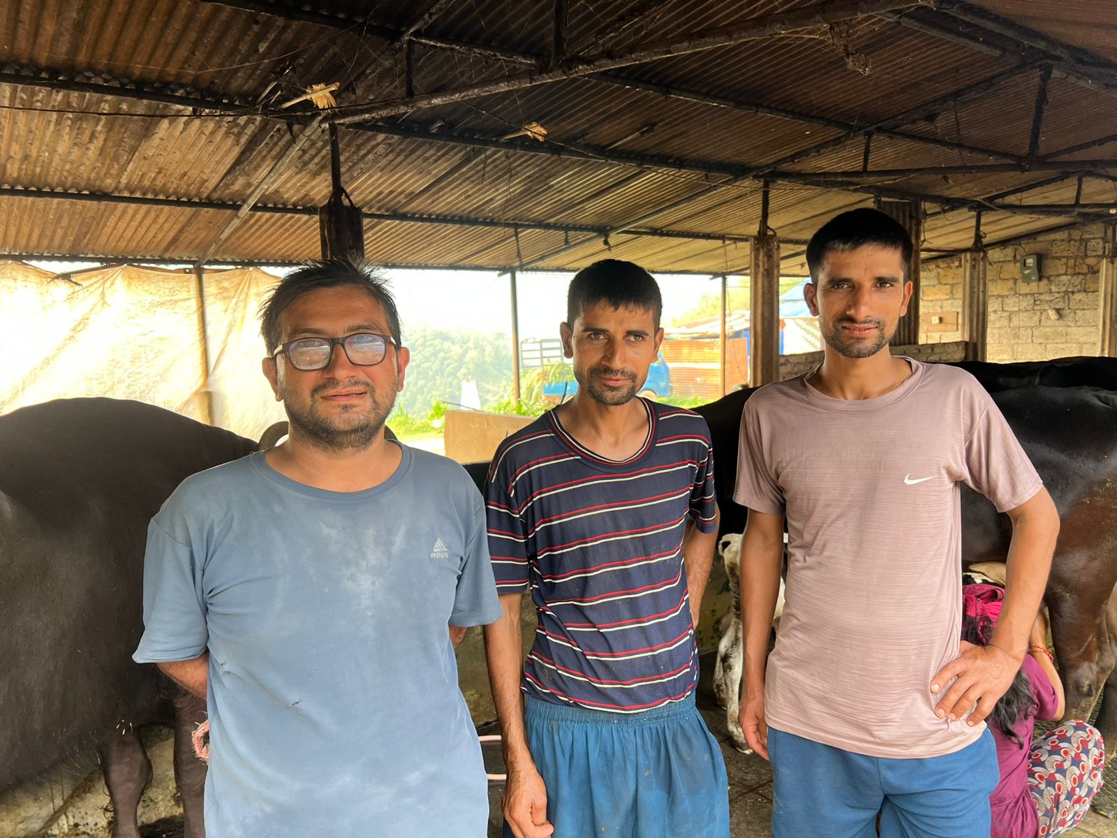 म्याग्दे गाउँपालिका–१ गुणादी मा तीन भाइद्वारा नमुना कृषि तथा पशुपालन व्यवसाय