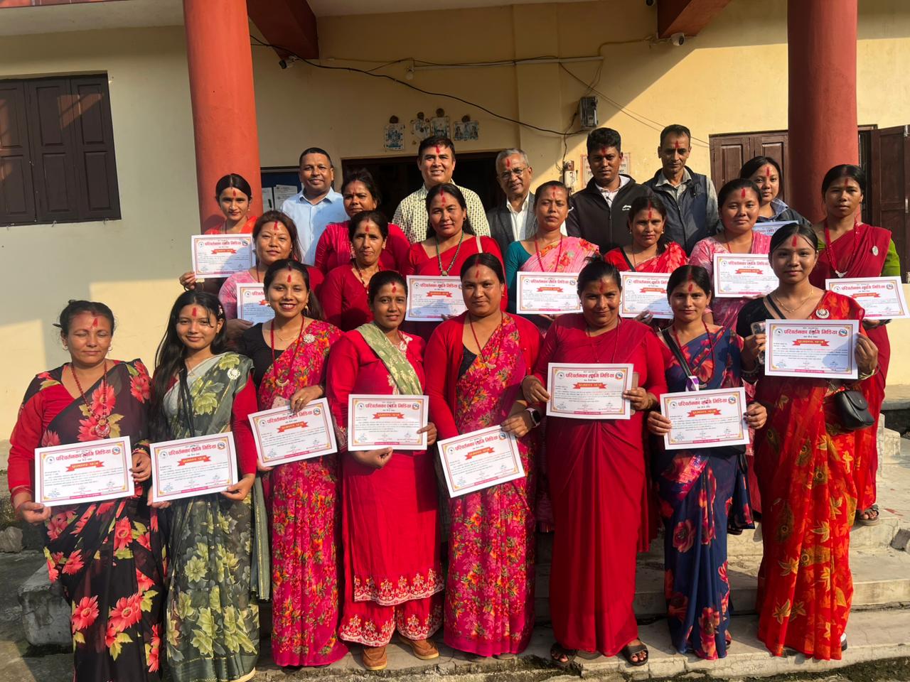व्यास–९ मा महिलाका लागि ३ दिने नेतृत्व विकास तथा सार्वजनिक भाषणकला तालिम सम्पन्न
