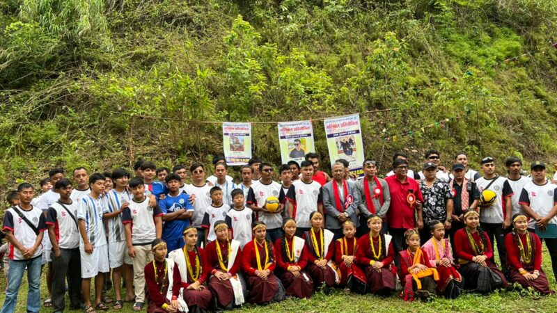 व्यास–५ साँगे–निबुवाखोलामा खुल्ला वडा स्तरीय पुरुष भलिबल प्रतियोगिता सुरु, पहिलो दिन रोमाञ्चक प्रतिस्पर्धा