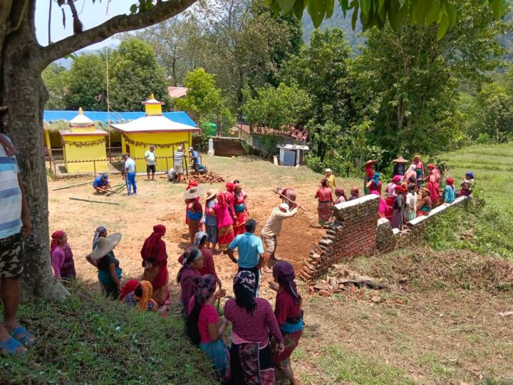 माझफाँट शिवालय मन्दिरमा हुने महायज्ञकाे तयारी तिव्र—बालव्यास नारायण न्यौपानेको कथा वाचन