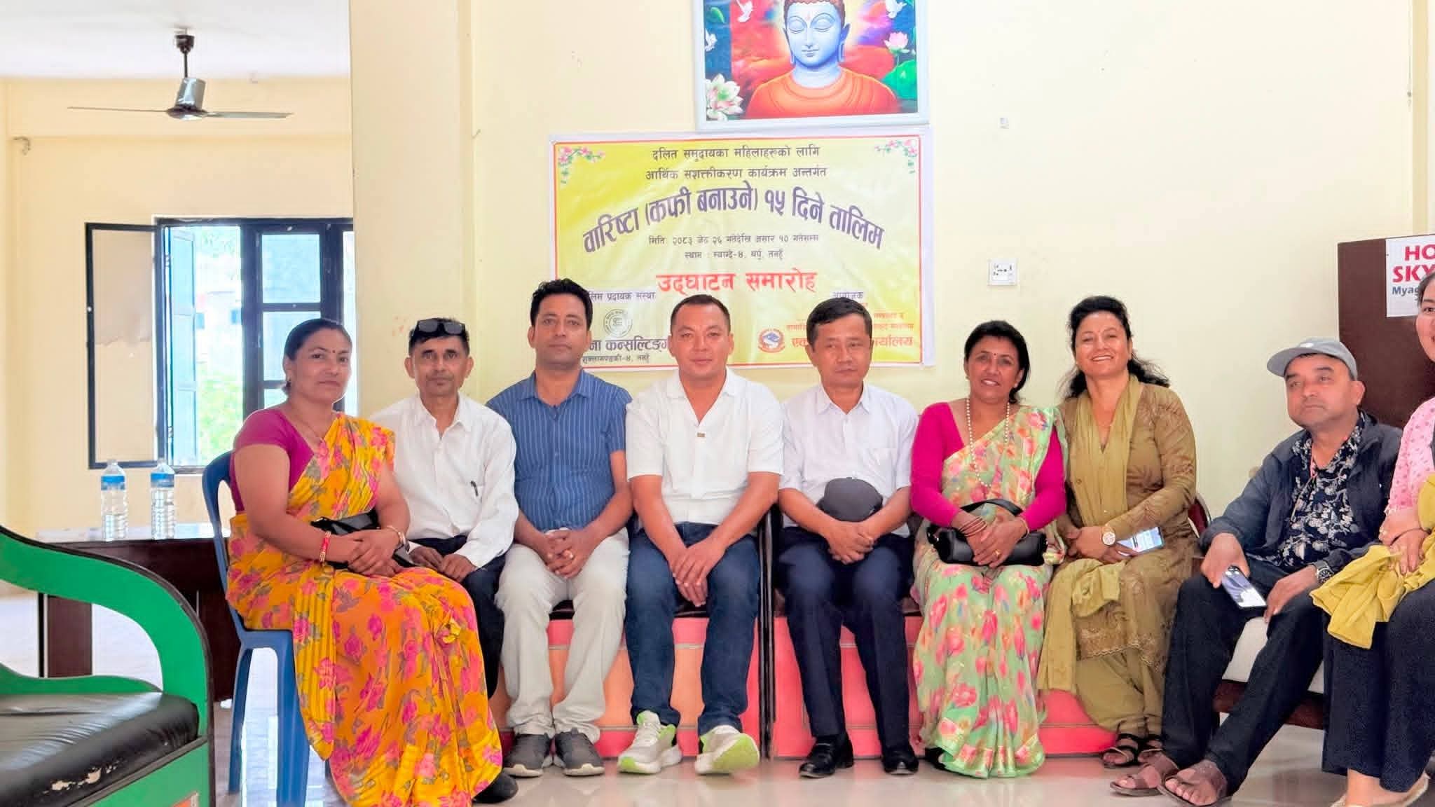 दलित महिलाका लागि म्याग्देमा १५ दिने बरिष्टा तालिम सुरु