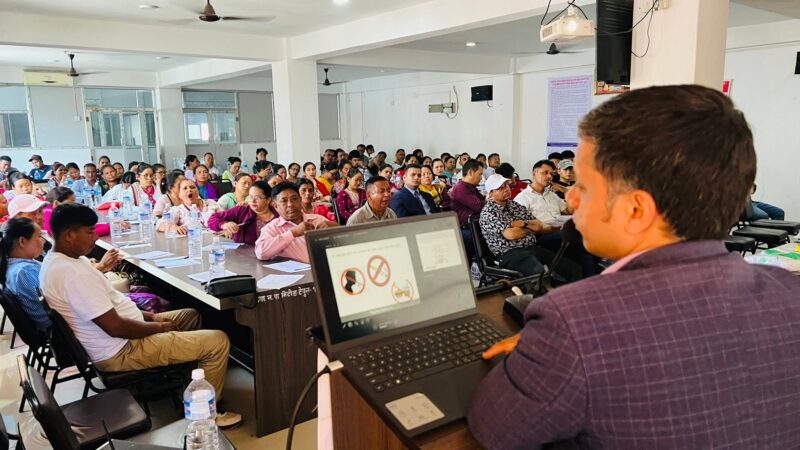 दमाैलीमा खाद्य स्वच्छता, गुणस्तर एवं सरसफाइ सम्बन्धी तालिम सम्पन्न