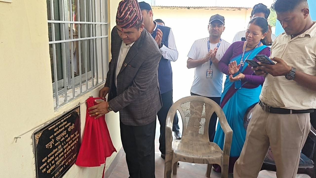 गजुरे स्वास्थ्य चौकीमा नयाँ ल्याब सेवा सञ्चालन