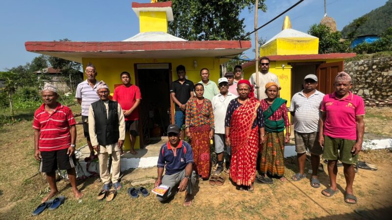 माझफाँट शिवालय मन्दिर महायज्ञको तयारी पूरा, आज दिउँसो २ बजे कलश यात्रा सहित उद्घाटन