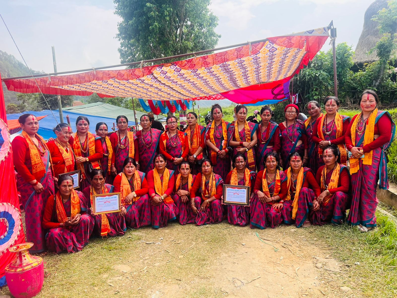 माझफाँटमा जारी पुरुषोत्तम महायज्ञमा करिब ३ लाख रुपैयाँ दान संकलन