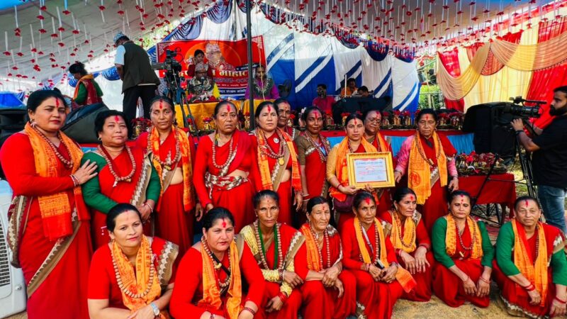 माझफाँटमा जारी पुरुषोत्तम महायज्ञमा करिब ९ लाख रुपैयाँ दान संकलन