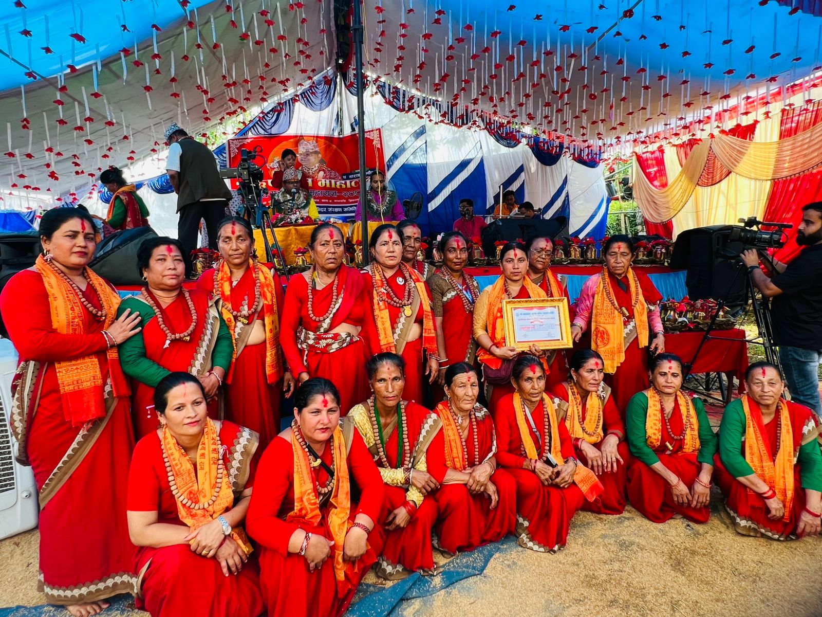 माझफाँटमा जारी पुरुषोत्तम महायज्ञमा करिब ९ लाख रुपैयाँ दान संकलन