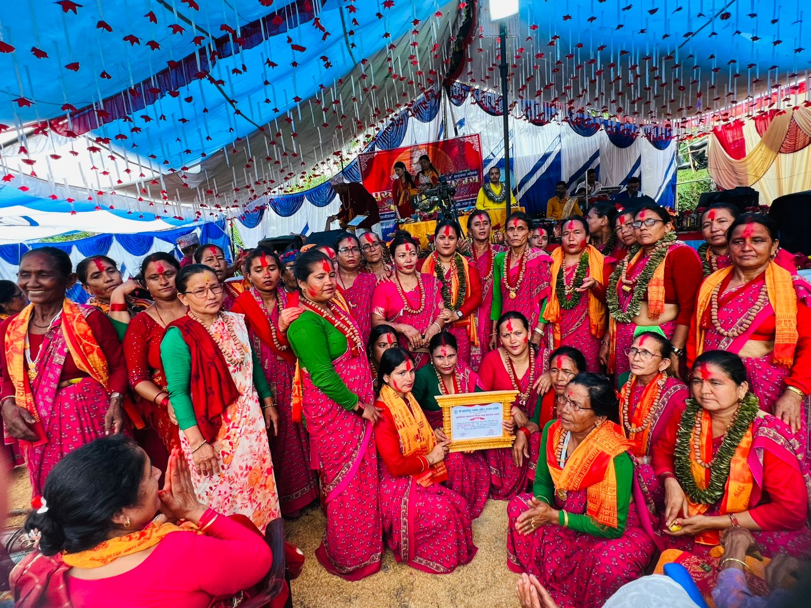 माझफाँटमा जारी पुरुषोत्तम महायज्ञमा १५ लाख भन्दा बढी दान संकलन