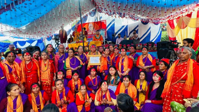 माझफाँटमा जारी पुरुषोत्तम महायज्ञमा २५ लाखभन्दा बढी दान संकलन