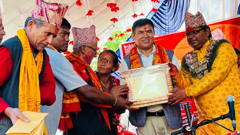माझफाँटमा सम्पन्न पुरुषोत्तम महायज्ञमा ४५ लाख नगद र ८ आना जग्गा दान संकलन