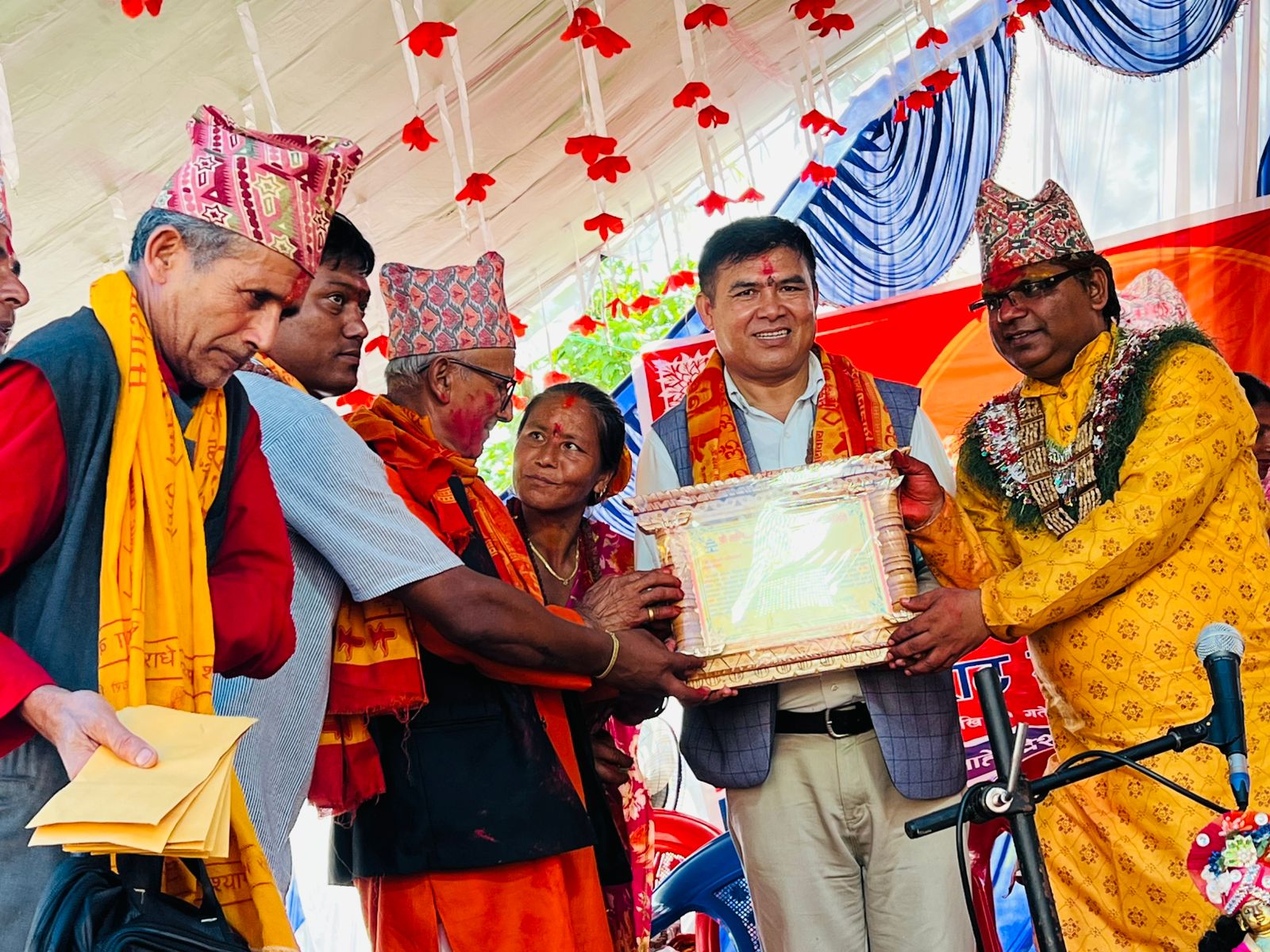 माझफाँटमा सम्पन्न पुरुषोत्तम महायज्ञमा ४५ लाख नगद र ८ आना जग्गा दान संकलन