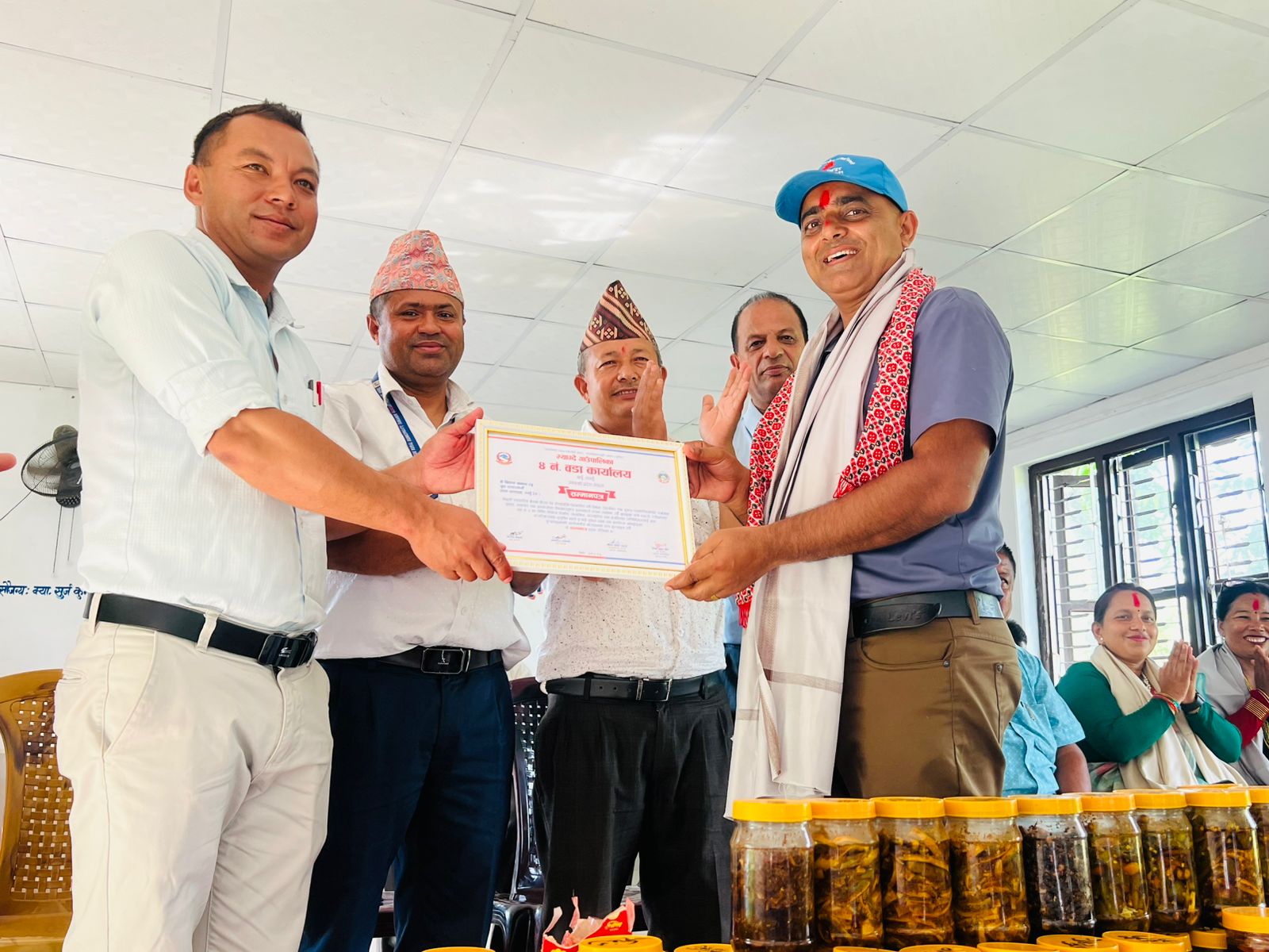 पत्रकार विकास खनाल सम्मानित