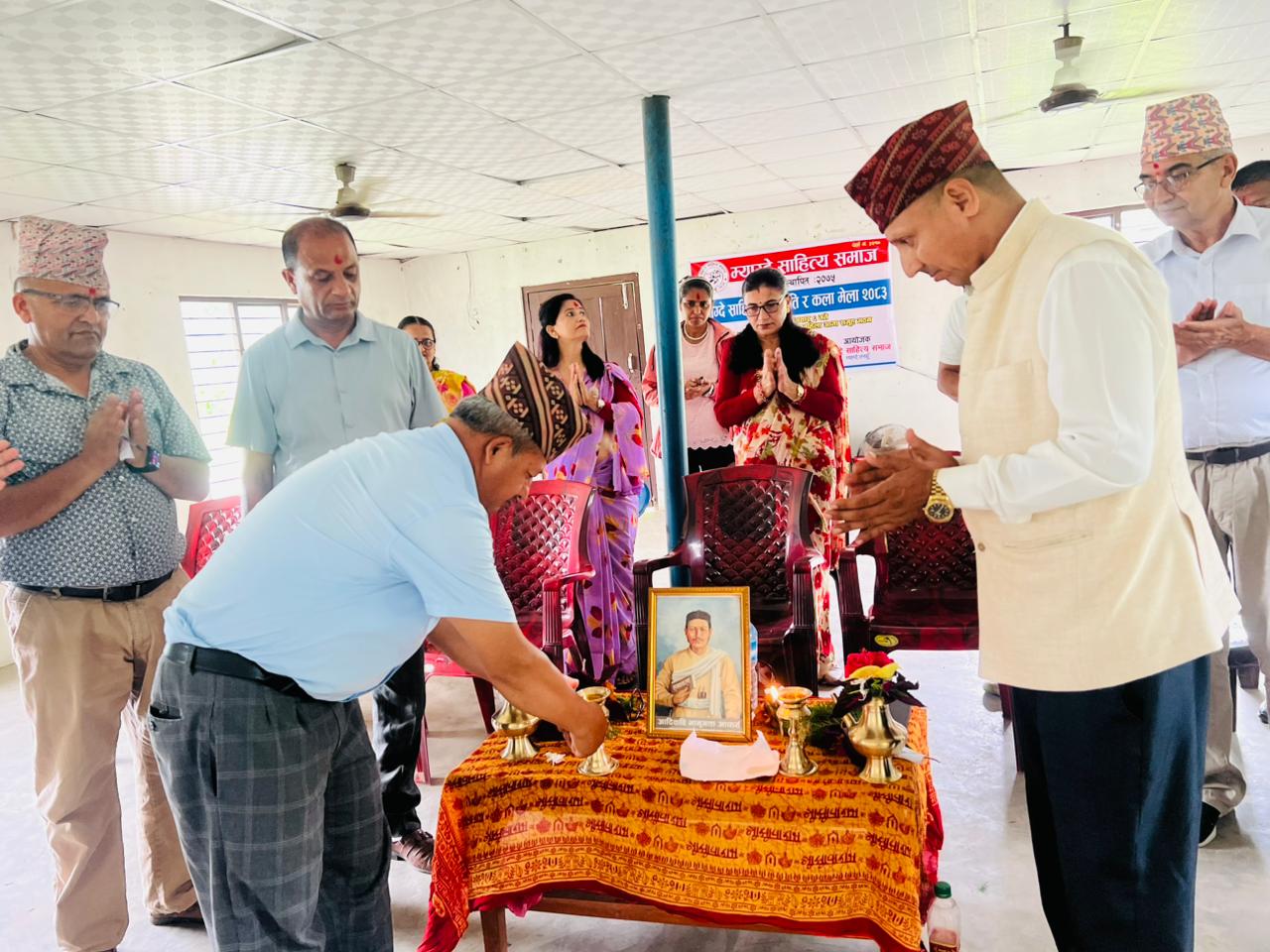 म्याग्दे साहित्य तथा कला मेला सम्पन्न