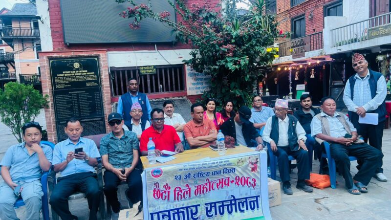 असार १४ गते बन्दीपुरमा छैटौँ हिले महोत्सव हुँदै