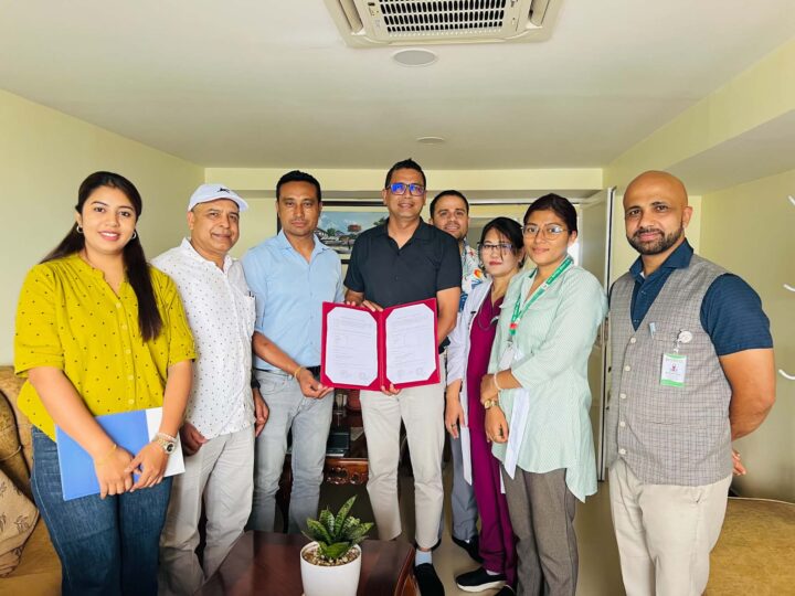 त उ वा संघ दमौली बजार इकाई र चरक मेमोरियल अस्पतालबीच स्वास्थ्य सेवामा छुट सम्बन्धी सम्झौता