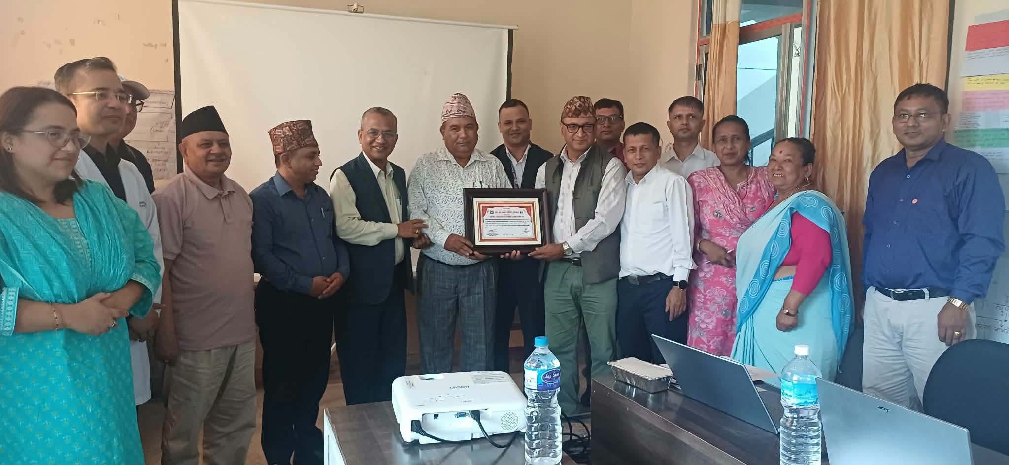 तनहुँ पुनः पूर्ण खोप सुनिश्चितता दिगोपना जिल्ला घोषणा