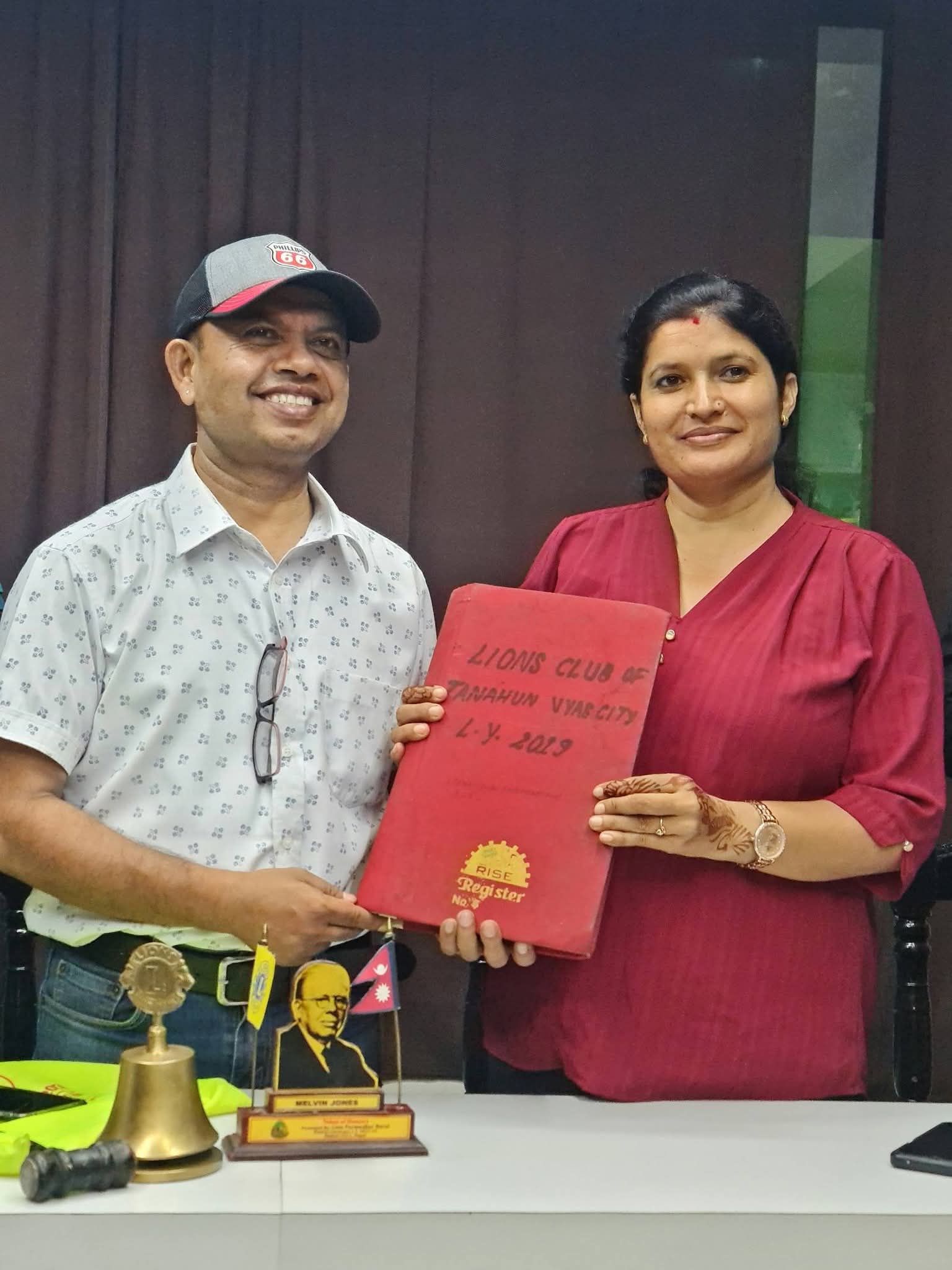 लायन्स क्लब अफ तनहुँ ब्यास सिटीमा नेतृत्व हस्तान्तरण, शान्ता वास्तोलाले सम्हालिन् अध्यक्षको जिम्मेवारी