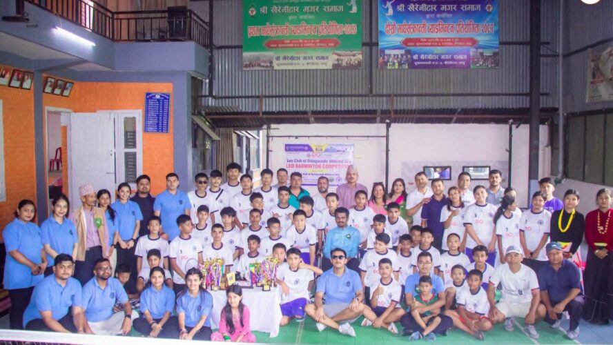 जिल्लास्तरीय डिजी लिंक लियो ब्याडमिन्टन प्रतियोगिता सम्पन्न, दीपन राना र स्नेहा कार्की च्याम्पियन